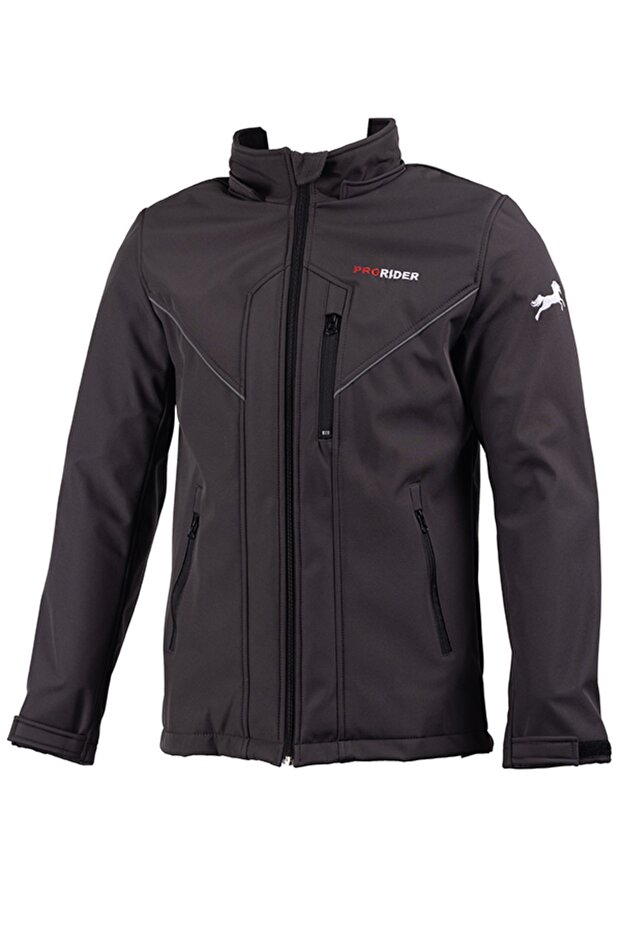 Motorcycle Jacket Full Protection Softjell Fabric Reflective Winter Courier Motor Coat Gray