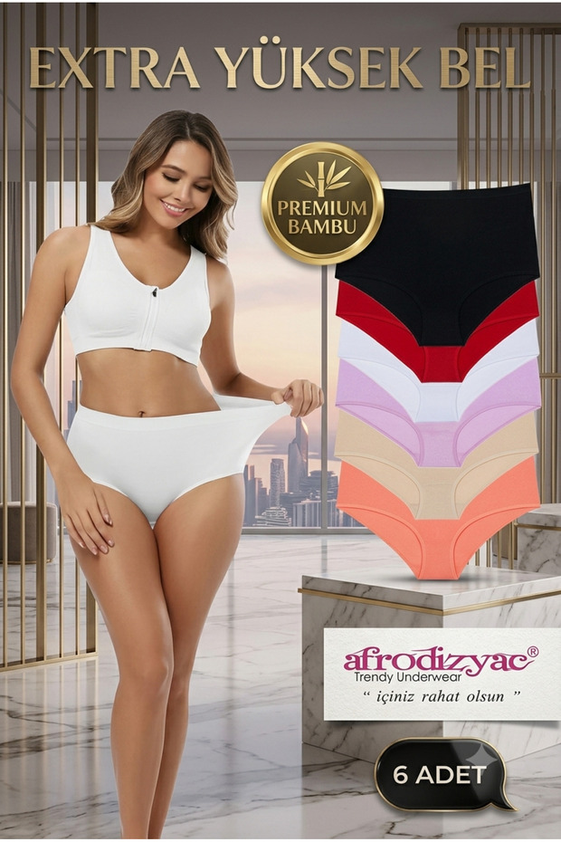 6-Pack Extra High Waist Bamboo Bato (Extra Soft and Flexible)