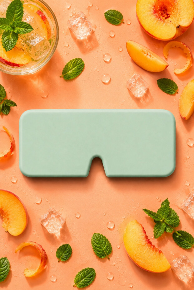 Original Rectangular Model for Sunglasses & Prescription Glasses Super Flexible Foldable Glasses Carrying Protection Storage Case Premium Quality Silicone Glasses Case That Doesn'T Take up Space in the Bag - Mint Green