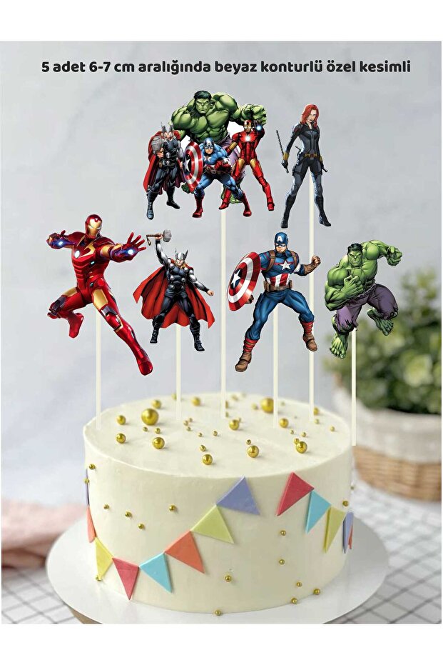 Avengers Birthday Cake Topper Birthday Decoration