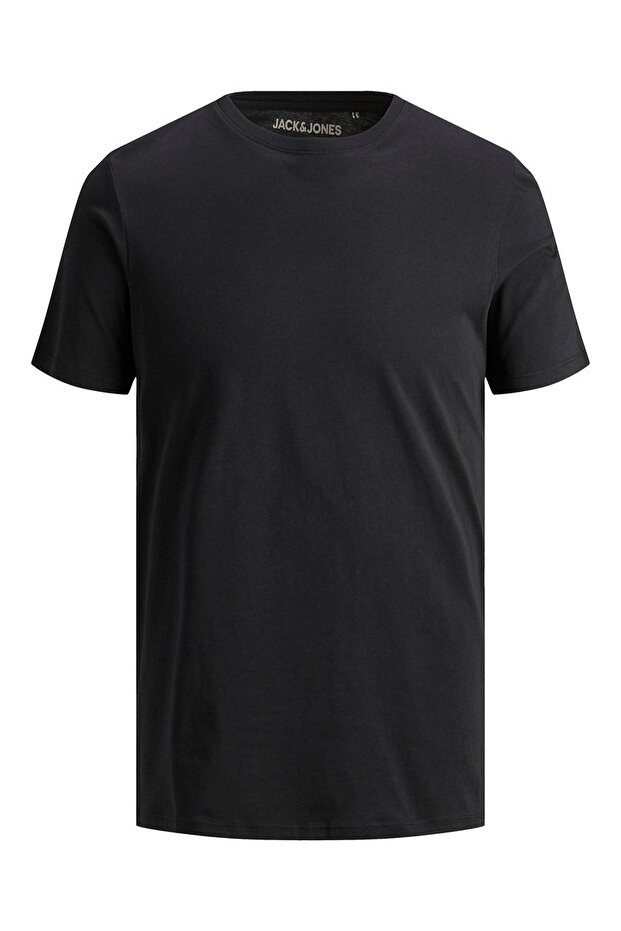 JJEORGANIC BASIC TEE SS O-NECK NOOS Black - 7