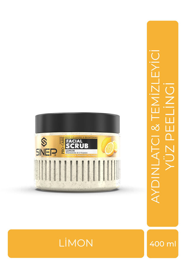Pro-Care Scrub Aydınlatıcı ve Temizleyici Yüz Peelingi 400 ml Limon - 1