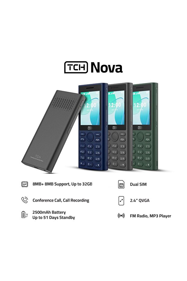 Feature Phone NOVA Dual Sim Grey - 4