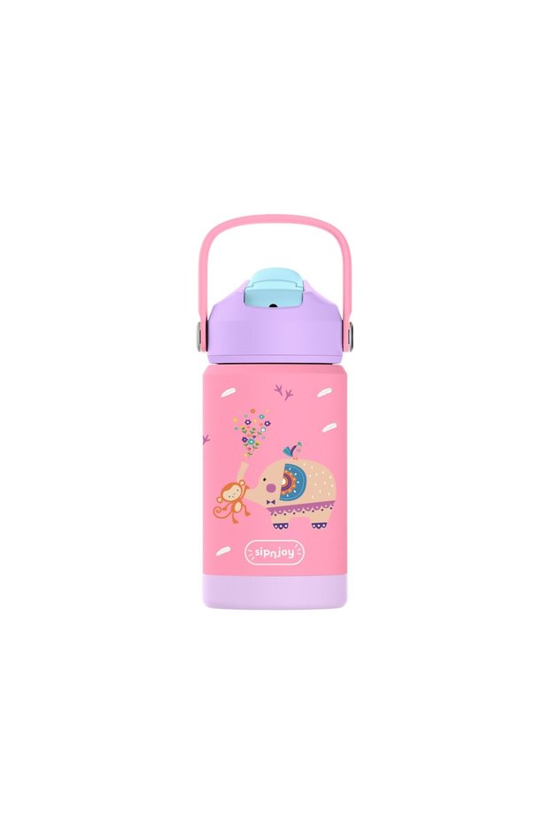 - Flipsip Children's Water Thermos | 360 ml - Jolly Elephant