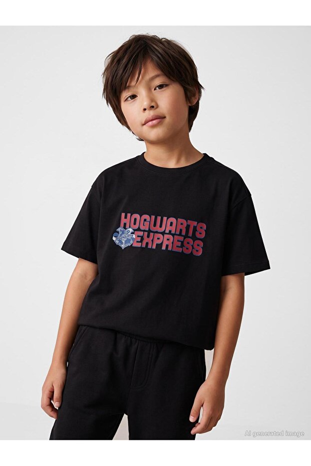 Boy's T-Shirt 10-13 Years Black