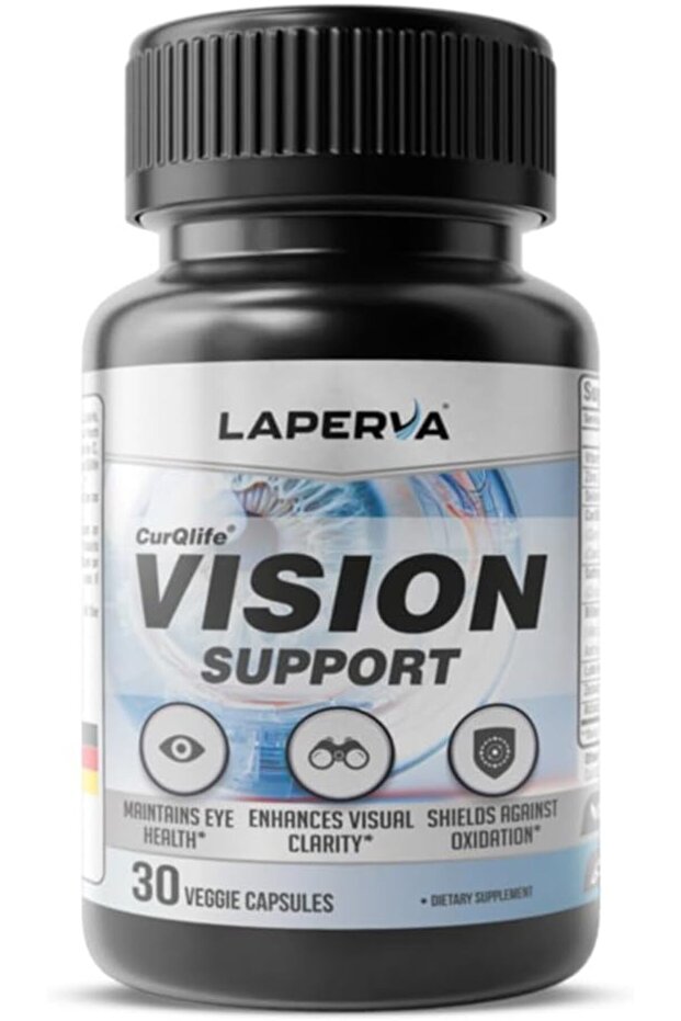 Vision Support, Unflavored, 30 Veggie Capsules, Supports Eye Health, Visual Clarity & Night Vision