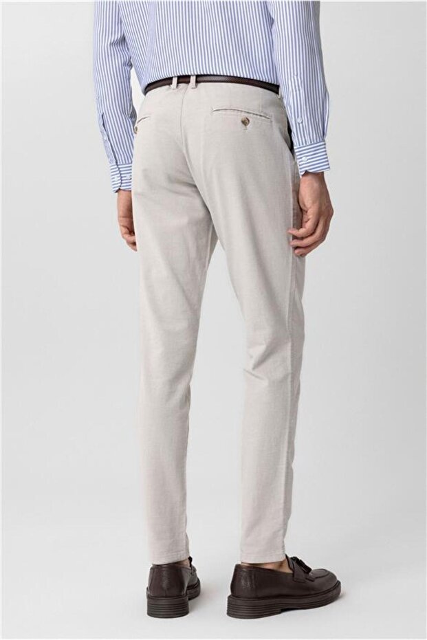 Taş Slim Armürlü Pantolon - 6