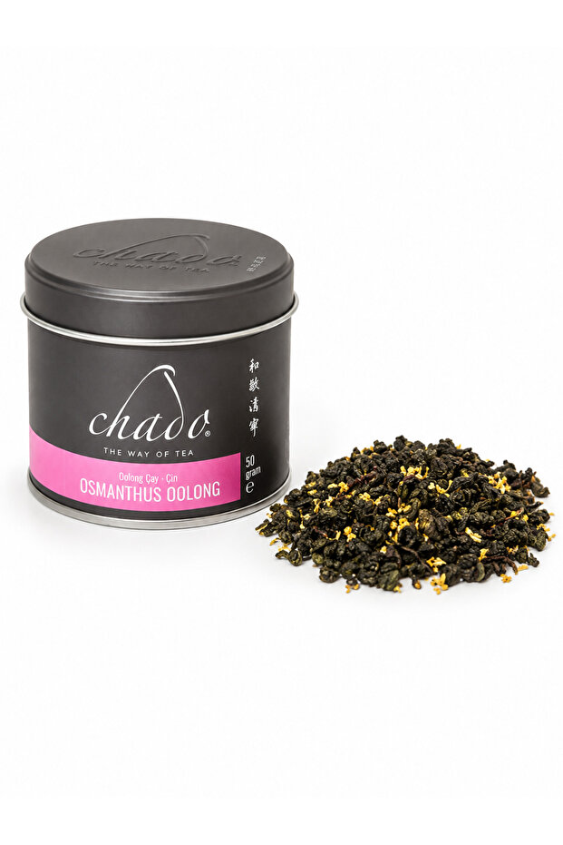 Osmanthus oolong natural peach and apricot scented floral oolong tea 50 gr