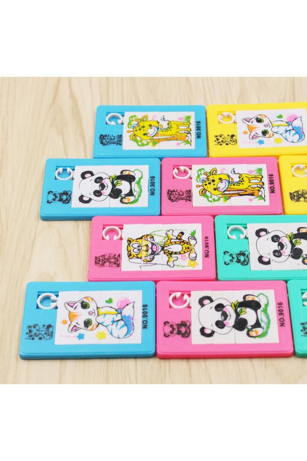 5pcs--AAA 5Pcs Cute Move Animal Jigsaw Puzzle Birthday Party Gift Shower Toys Souvenir Party Favors
