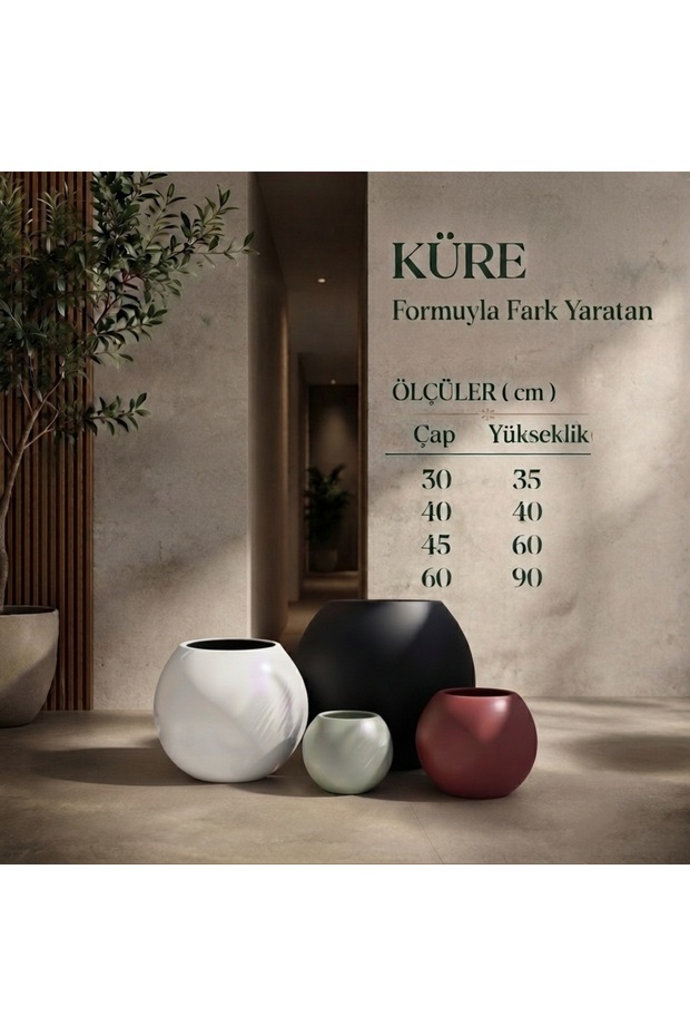 Fiberglas saksı