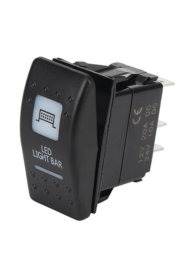 مصباح أمامي LED مضيء مع بوق وإضاءة خلفية وأمامية يعمل بجهد 12-24 فولت تيار مستمر لسيارات كان آم مافريك