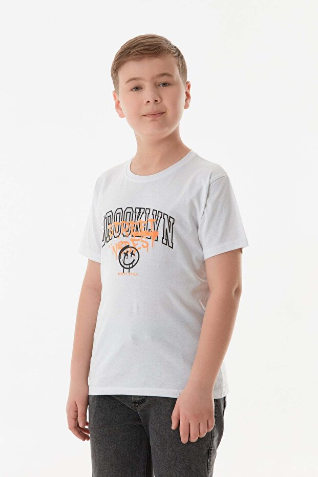 Brooklyn Summer Printed Boys' T-Shirt