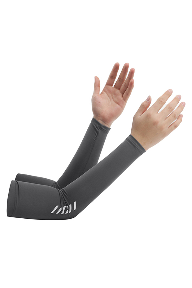 L GRAY Sunscreen Ice Sleeves for Men, Ice Silk Gloves for Summer, Thin Design, UV Protection, Drivin