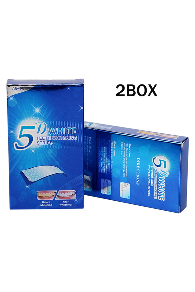 5D 14pair 28stickers 5D Whitening Teeth Stickers 7/14 Pairs Gel Whitening Strips Stain Removal Oral