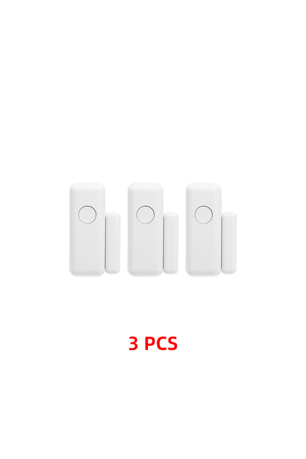3PCS HIVA Wireless Magnetic Door & Window Sensor EV1527 Coding Mode RF 433MHz for Home Security Alar