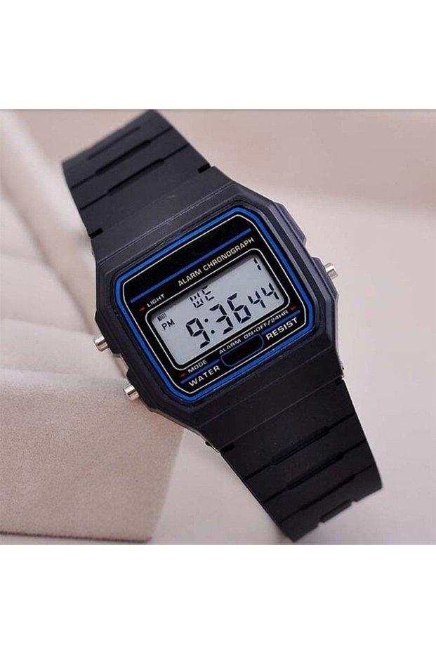 black Top Brand Simple Square LED Wristwatch Fashion Sports Men's Digital Watches Causal Silicone Me