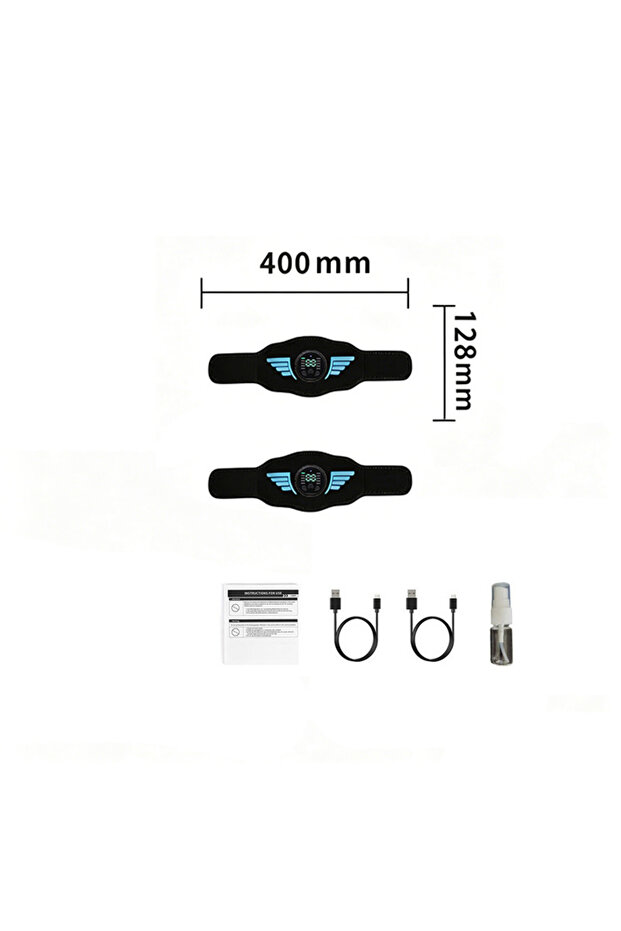 2arm straps Smart Abs Trainer Muscle Toner Abdominal Toning Belt USB Recharge Body Arm Massge 10 Mod