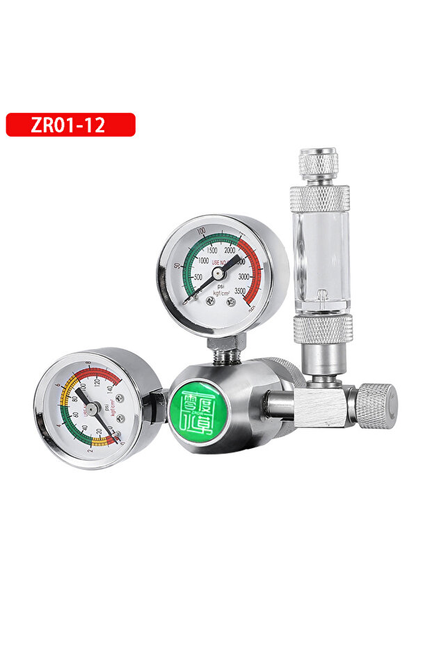 CGA320 ZR01-12 Aquarium DIY CO2 Regulator Solenoid Bubble Counter CO2 Control System Reaction Waterp