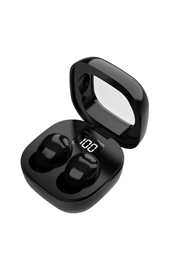 black VIKEFON Bluetooth 5.3 Earphones Mini Headphones TWS Wireless Earbuds HIFI Stereo Noise Reducti