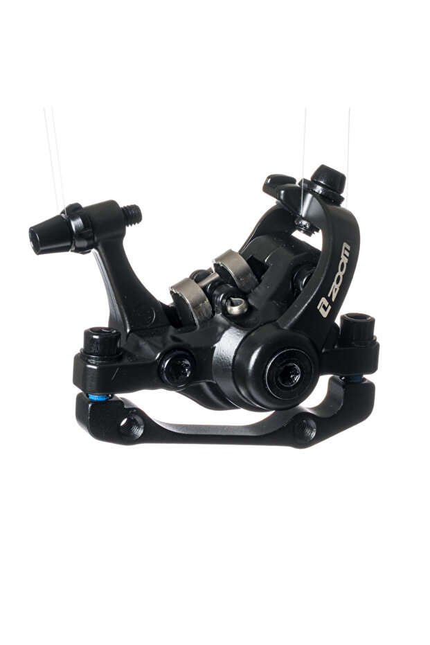 Black Front Brake ZOOM DB680 MTB Double Driver Disc Brake IS/PM 160mm Mountain Bike Mechanical Calip