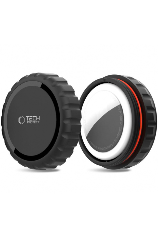 Husa Tech-Protect pentru AirTag, Neagra