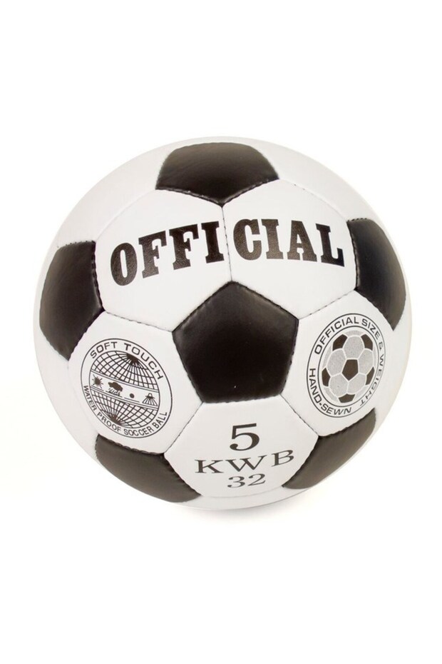 Official Soccer Ball Black and White No:5