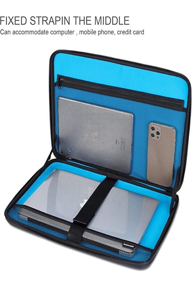 Domiso 15.6 Inch Laptop Bag, Waterproof Protective Case, Protective Laptop