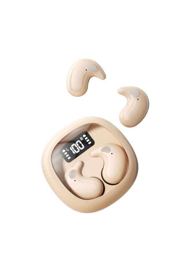 Skin Color B11-NEW Invisible Sleep Wireless Earphone TWS Bluetooth 5.4 Headphones Hidden Earbuds IPX