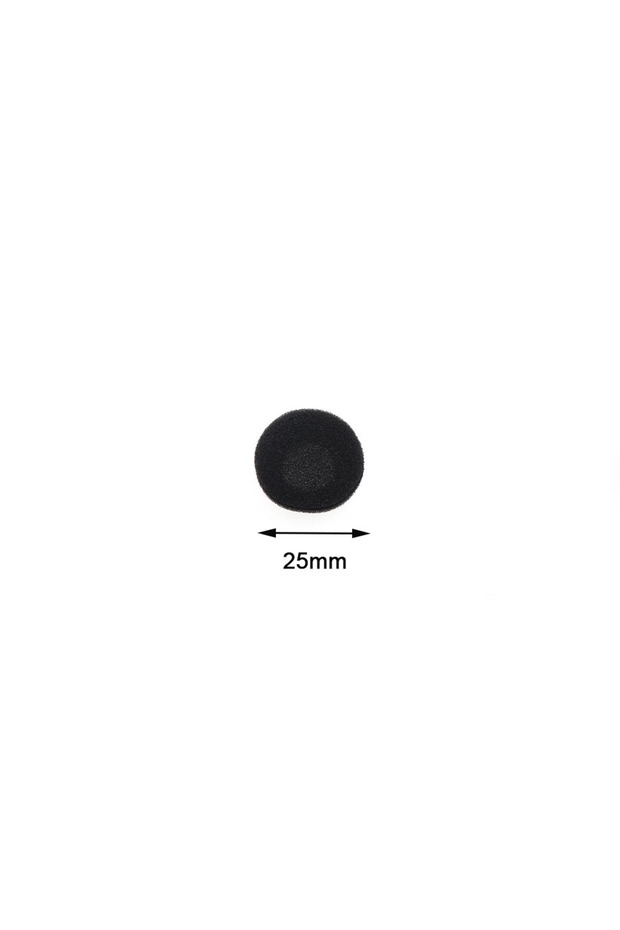 25mm 10pc Thickened Foam Ear Pads For Headphones Sponge Replacement Cushions Covers Earphones Case 3