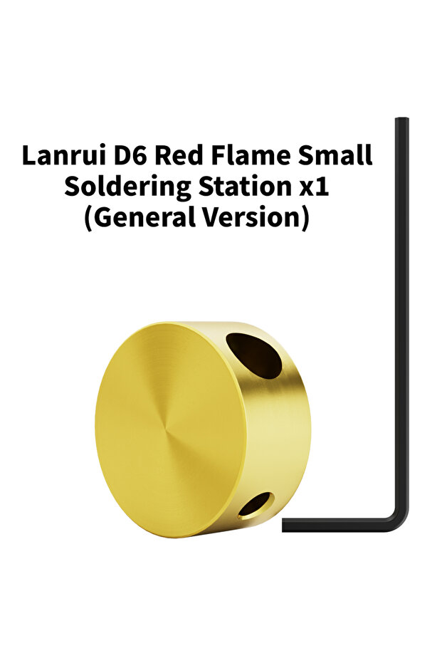محطة لحام صغيرة D6 LANRUI D6 Red Flame مع حامل تسخين مصغر وكابل لحام