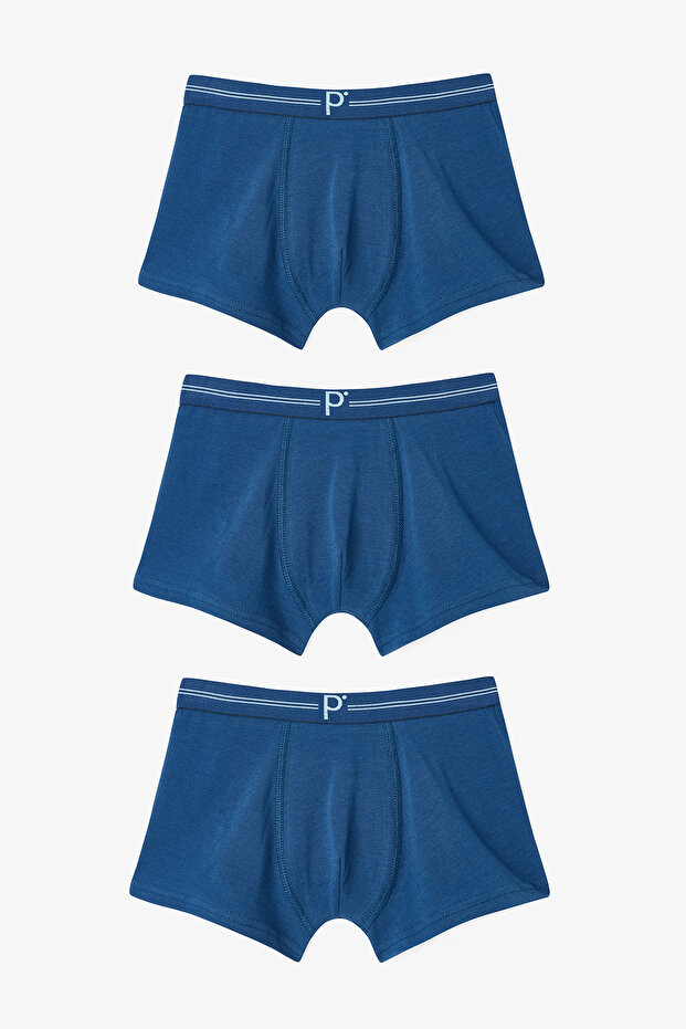 Dark Blue Boys' Navy 3-Piece Boxer