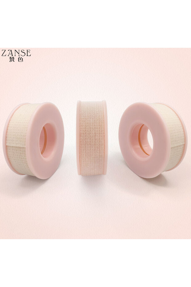 10 pcs Pink 10 Rolls Medical Silicone Gel Eyelash Tape Sensitive Resistant Non-woven Under Eye Pad P