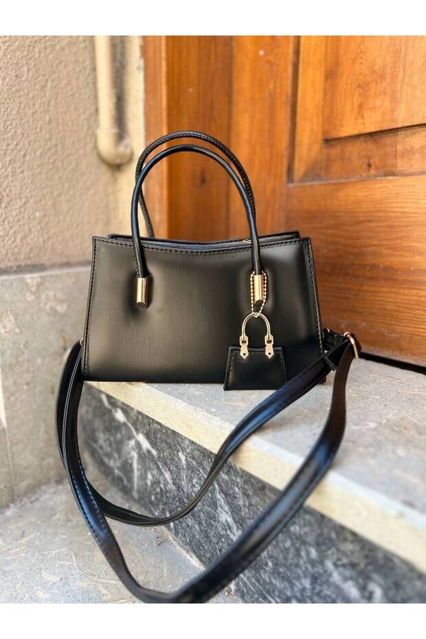 Women's Stylish Hand and Shoulder Bag | Cross Strap Daily Women's Bag | Black - Powder - Burgundy - Leopard