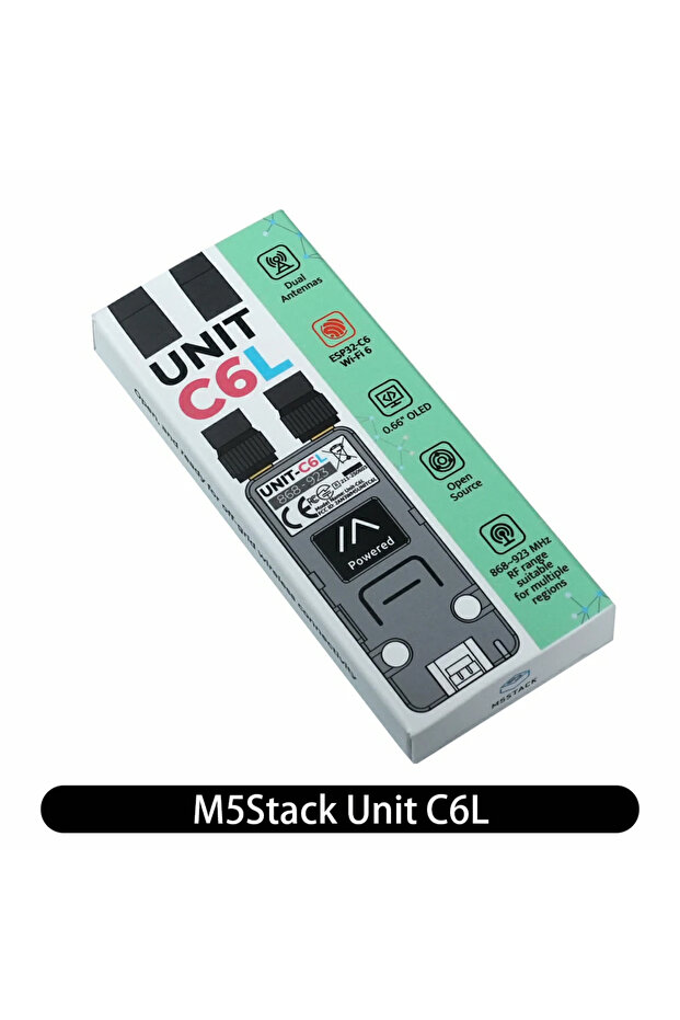 وحدة M5Stack C6L، وحدة M5Stack C6L ESP32-C6 SX1262 للاتصال بتقنية LoRa، تدعم نطاق تردد من 868 إلى 923 ميجاهرتز، بتردد 2.4 جيجاهرتز