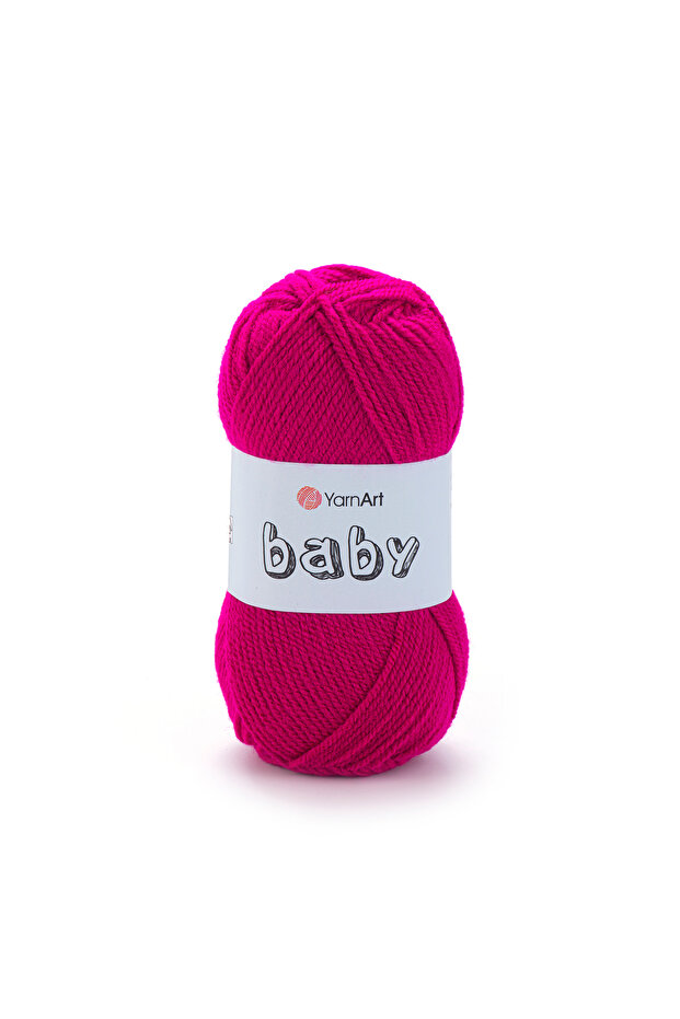Baby - Baby Hand Knitting Rope Fuchsia-8041
