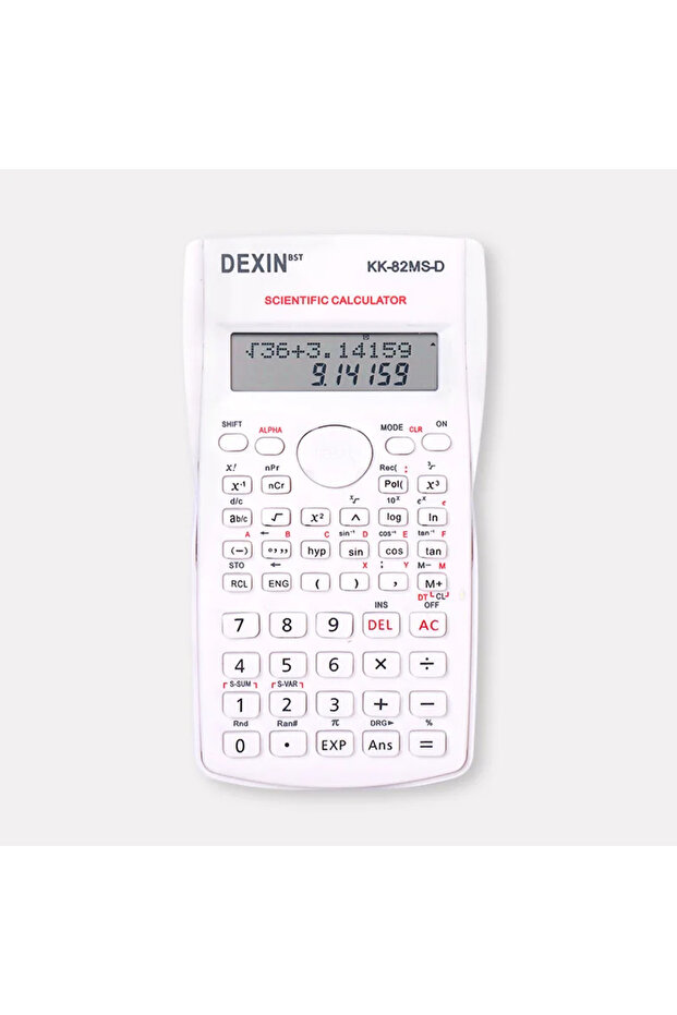 White Multifunctional Scientific Calculator Student Simple Portable Big Screen Function Calculator S