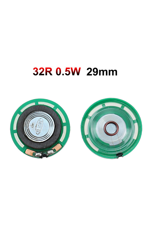 32R 0.5W 29mm JCD 2PCS 8 Ohm 0.25W 0.5W 16/32Ohm Horn Loudspeaker 8R 16R 32R 20mm 21mm 23mm 27mm 29m