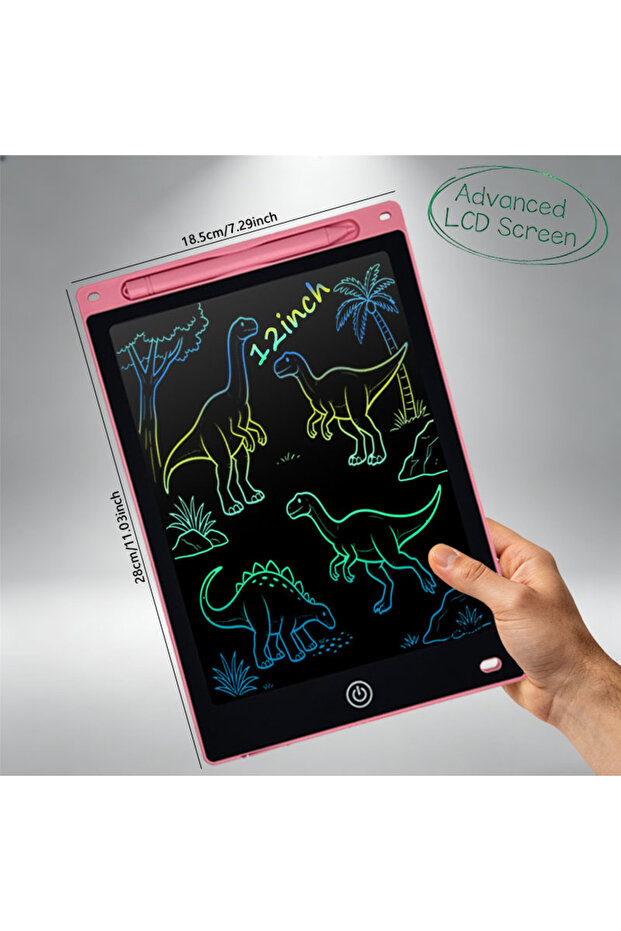 12inch Model B Pink 8.5/12/16 Inch Electronic Drawing Board LCD Writing Tablet Educational Toy Kids