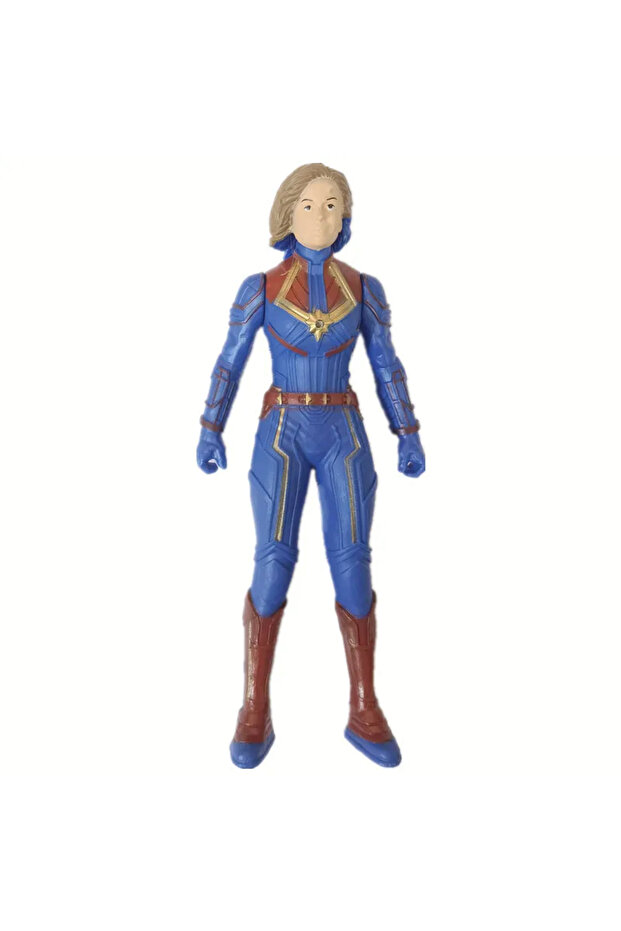 Captain Marvel 17cm Marvel Spiderman Model Anime Action Figures Spider-man Captainironman Luminous C