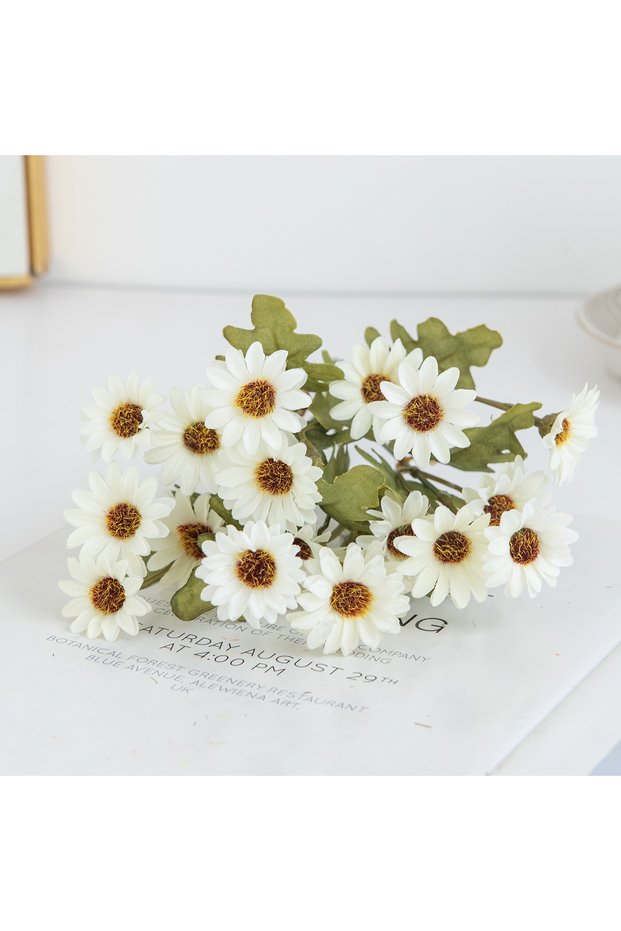 1pc white Artificial Plastic Daisy Flowers Centerpieces Fake Plant Wedding Room Home Party Gifts Han