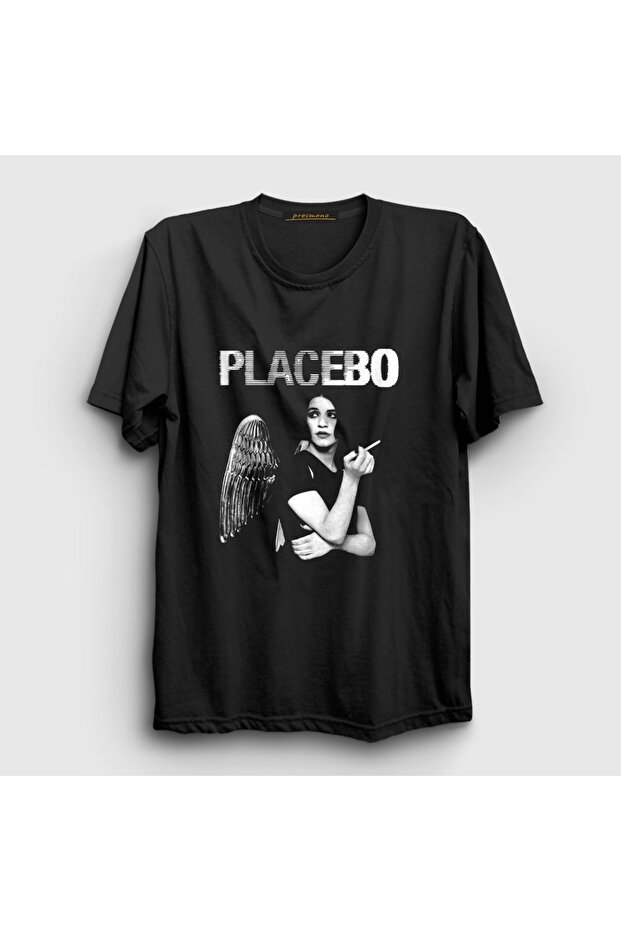 Unisex Black Angel Brian Molko Rock Placebo T-Shirt 616392Tt