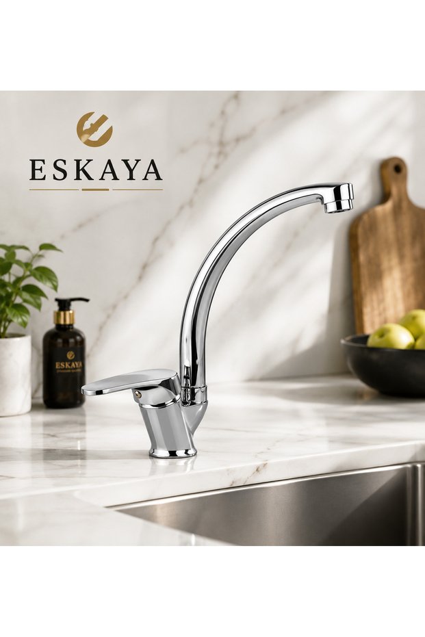 Mix Kuğu Hot and Cold Dual Water Inlet Kitchen and Sink Faucet Mixer