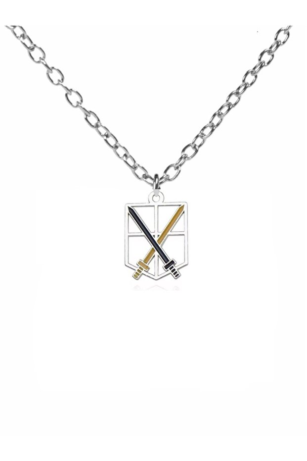 Shingeki No Kyojin Attack-Titan & Freedom Themed Necklace – Unisex Anime Jewelry with 60cm Chain
