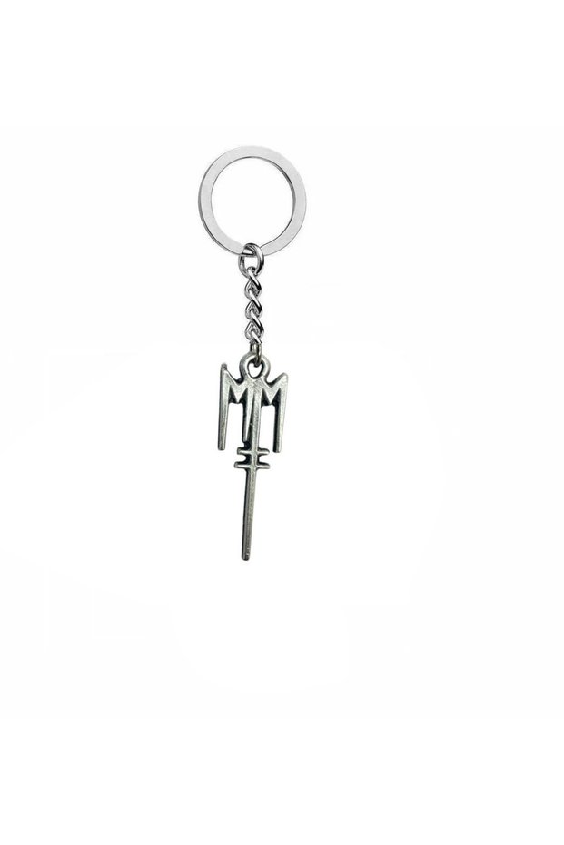 Marilyn Manson Rock Metal Keychain – Unisex Design – Gift for Music Lovers