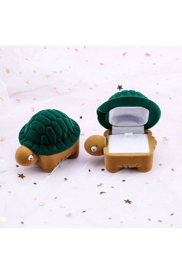 4 One Piece Velvet Jewelry Box Gift Box Container Wedding Ring Box Ring Case Earrings Holder For Je.
