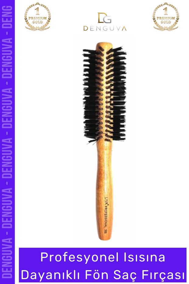 # Hairbrush Heat Resistant Fireproof Professional Wooden Handle Volumizing Hairdresser Type Blow Drying Hair Brush