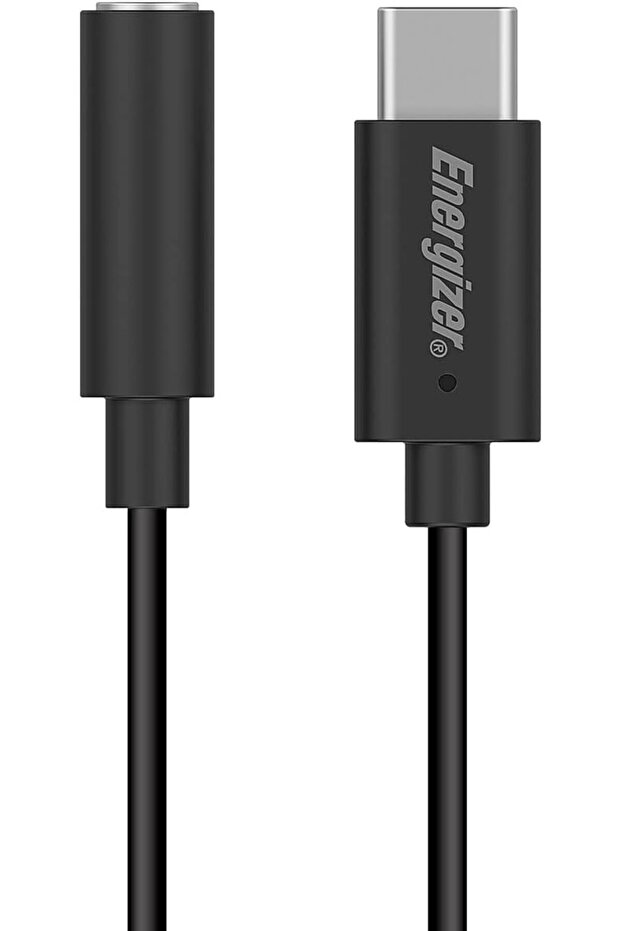محول من مقبس الصوت إلى USB-C - كابل صوتي للهواتف الذكية والأجهزة اللوحية - أسود