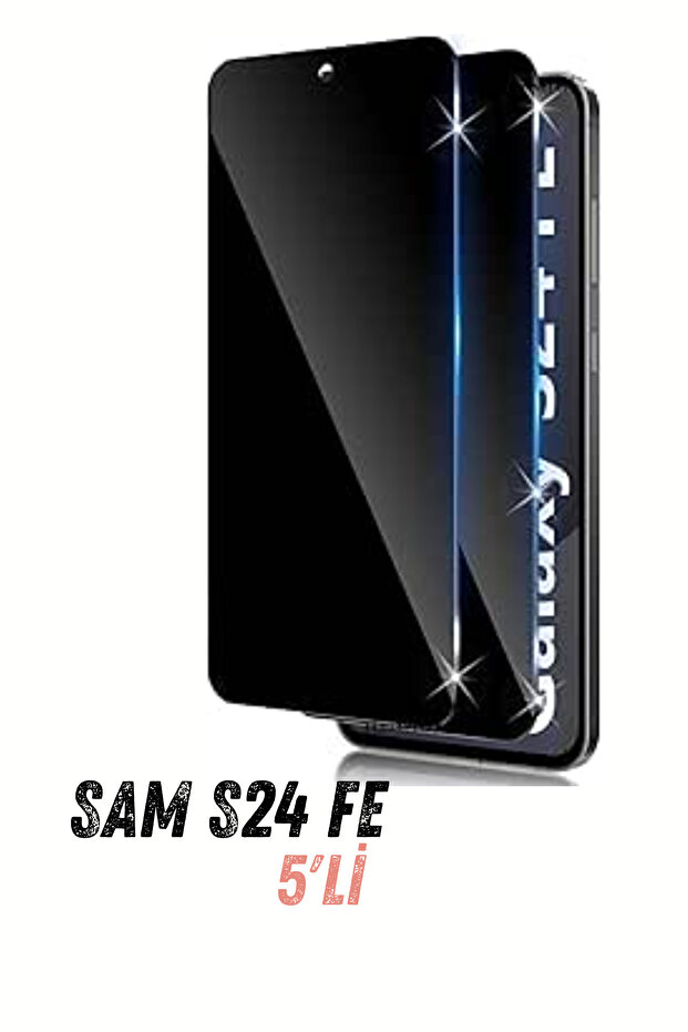 5-Pack Sam S24 Fe Ghost Screen Protector Shatterproof Glass Privacy Side Invisible