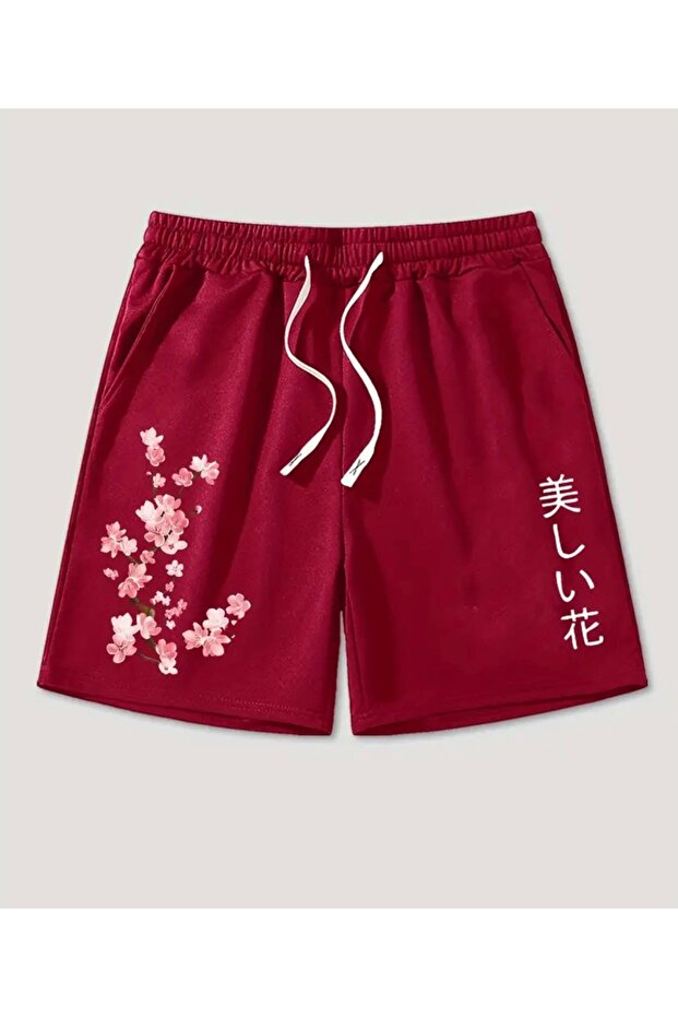 New Season Summer 2-Strand Double Pocket Chakura Printed Girls' Bermuda Shorts