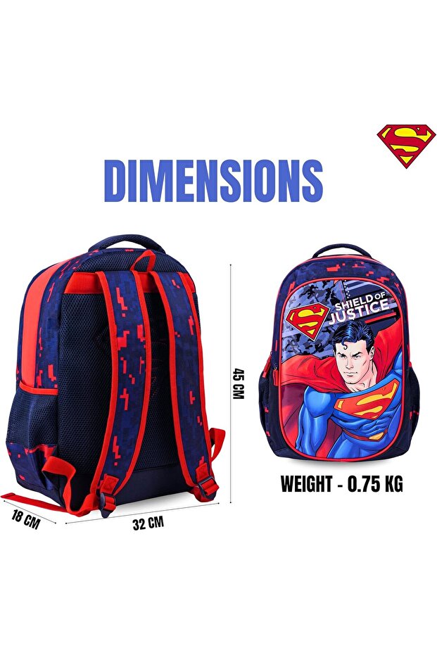 Superman Super Power Backpack, 45 cm - 7